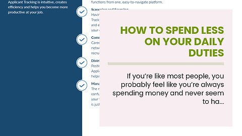 How to Spend Less on Your Daily Duties