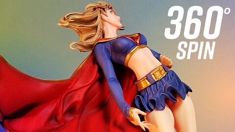 Supergirl Figure 360° Spin - No Audio