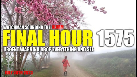 FINAL HOUR 1575 - URGENT WARNING DROP EVERYTHING AND SEE - WATCHMAN SOUNDING THE ALARM