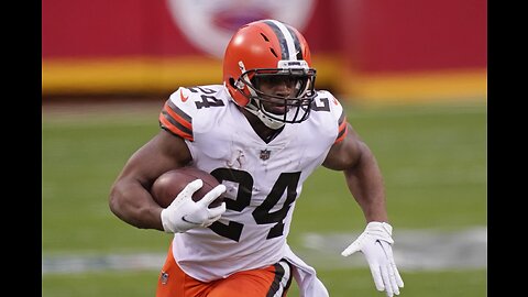 Nick Chubb will lead the NFL in rushing in the 2023 season. What y’all think? Who y’all got!.