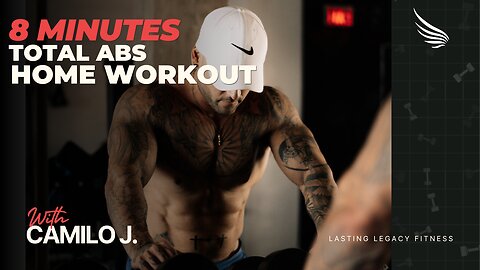 COMPLETE 8 MIN ABS WORKOUT - At Home total Core Routine | RUTINA DE ABDOMINALES DE 8 MINUTOS