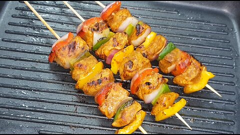 Chicken Shashlik Sticks Recipe