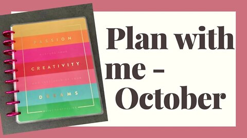 Plan with me - October