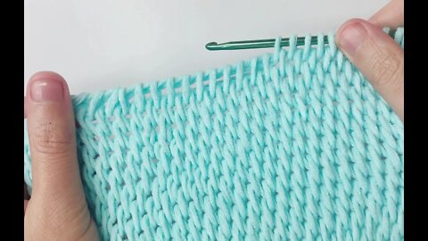 🧶Super Easy Tunisian Crochet Baby Blanket For Beginners