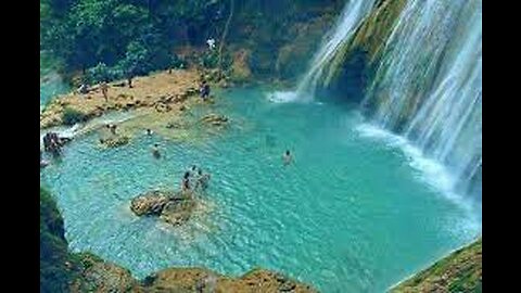 Akchour waterfalls and gods bridge شلالات أقشور شفشاون المغرب chefchaouen morocco