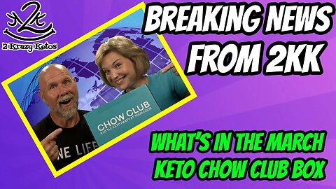 Breaking news from 2KK - USPS finally delivered our Keto Chow Club Box