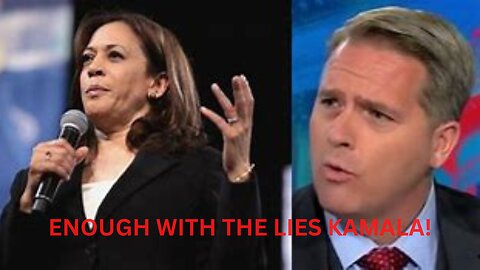 CNN trashes kamala Harris for lies about slavery!