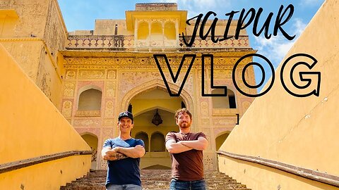 EXPLORING JAIPUR, INDIA - TRAVEL VLOG & Rajasthan Food!!