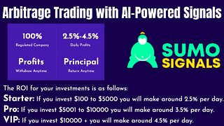 SumoSignals Review | Arbitrage Trading with AI-Powered Signals 🤖