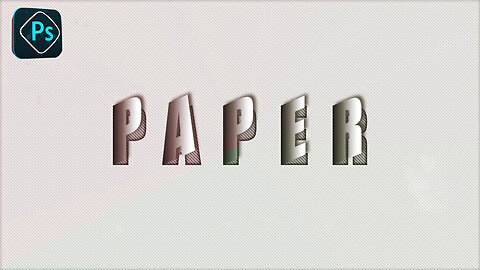 Paper Cut 3D Text Effect in Photoshop