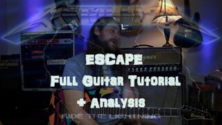 ESCAPE Guitar Tutorial/Analysis (Metallica)