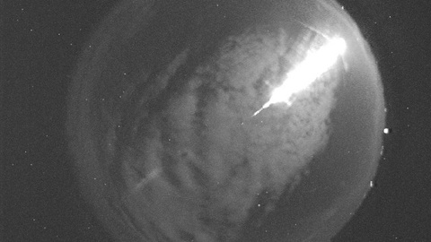 Meteor over Texas captured on video