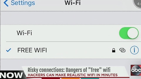 Risky connections: Dangers of 'free' wifi