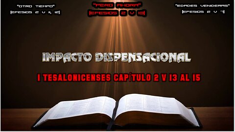 1 TESALONICENSES CAPÍTULO 2 V 13 AL 15