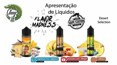 [PT] Apresentação Flavor Madness Desert Selection ( Peanut Butter Banana; Pie Lemon Masrhmallow e