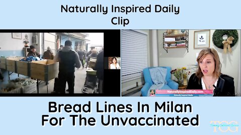 Bread Lines In Milan for The Unvaccinated