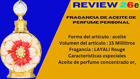 Fragancia de aceite de perfume personal