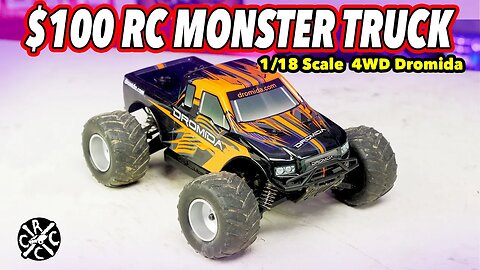 $100 Dromida 1/18 Scale 4WD RC Monster Truck - Great Gift Idea