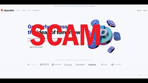 Apexbis.pro is a SCAM token swapper!