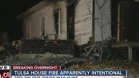 Tulsa Fire Department investigating overnight house fire