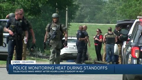 Police Monitoring Heat During Standoffs