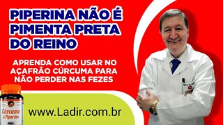 PIPERINA NÃO É PIMENTA PRETA DO REINO Aprenda como usar no Açafrão Cúrcuma para não perder nas fezes