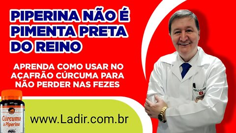 PIPERINA NÃO É PIMENTA PRETA DO REINO Aprenda como usar no Açafrão Cúrcuma para não perder nas fezes