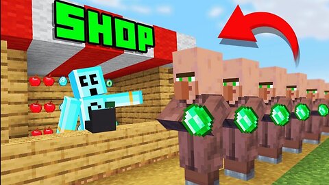 Minecraft but l Own a Shop