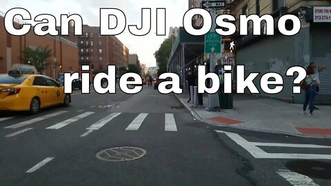 Can DJI Osmo Mobile be used on a bike? Will it work?