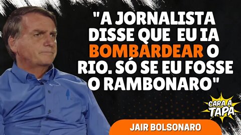 BOLSONARO DIZ COMO JORNALISTAS COMEÇARAM A LHE PERSEGUIR