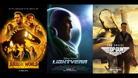 Jurassic World: Dominion, Lightyear, Top Gun: Maverick = Box Office Movie Mashup