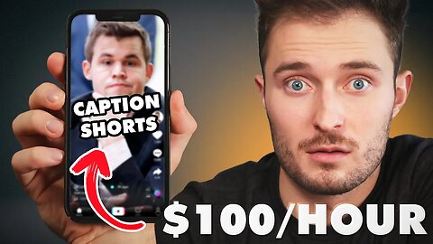 Add Captions to Short Videos Side Hustle ($100/hour)