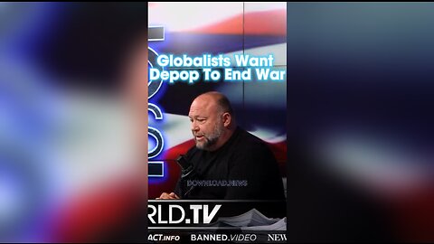 Alex Jones: The New World Order Wants To End War By Eliminating Humanity - 10/16/23