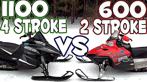 Old 2 Stroke Polaris 600 VS New 4 Stroke Arctic Cat F1100