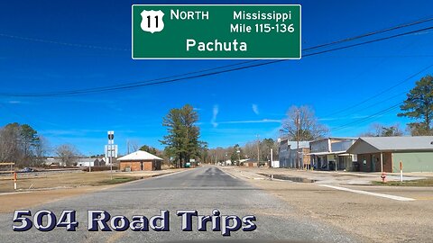 Road Trip #866 - US-11 N - Mississippi Mile 115-136 - Stafford Springs / Pachuta