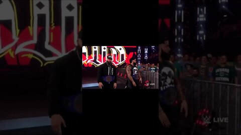 WWE 2k22 The Usos Entrance