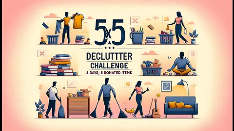 How to decluttering your life: 5 Items, 5 days: 5x5 Declutter Challenge