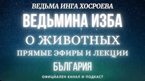 О ЖИВОТНЫХ...ВЕДЬМИНА ИЗБА, ВЕДЬМА ИНГА ХОСРОЕВА... 2017 - 2021 г.