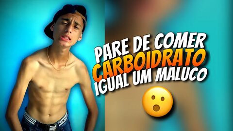 ECTOMORFO NÃO TEM QUE SE ENTUPIR DE CARBOIDRATO