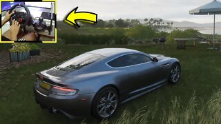 ASTON MARTIN DBS - Forza Horizon 4 gameplay / Logitech g29