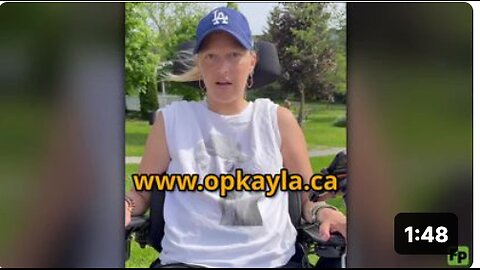 Kayla (37) was paralyzed by Moderna jab. Canadian government offered her assisted suicide