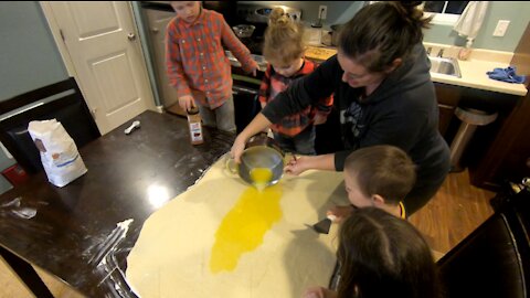 Baking With Kids, Cinnamon Rolls!