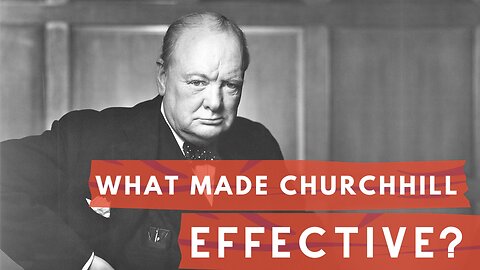 What was it that made Churchill a modern-day prophet?