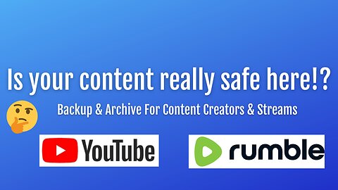 Backup & Archive For Content Creators & Streamers (Jan 2024)