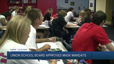 Union School Board Approves Mask Mandate