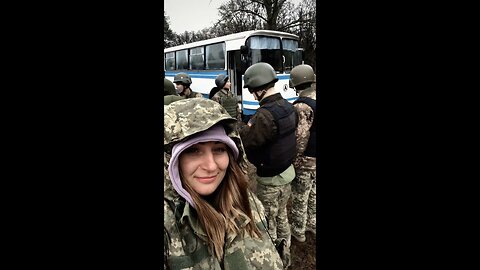 Ukrainian School Children Heading For The Frontline!!