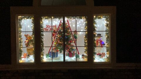 2021 Christmas window