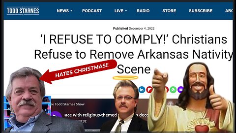 I REFUSE TO COMPLY, Christian Pastor Christy Keeps Nativity In Defiance Of Mayor's Orders