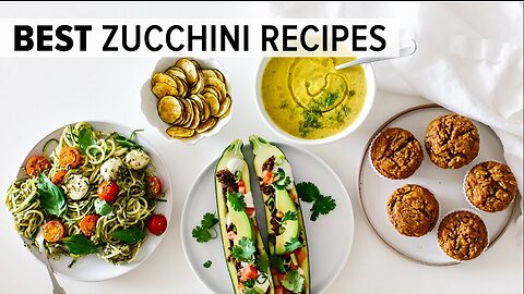 BEST ZUCCHINI RECIPES | easy & healthy recipes to love!