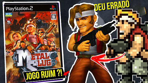 JOGO QUE FALIU o Metal SLUG 😨| HISTORIA METAL SLUG 3D